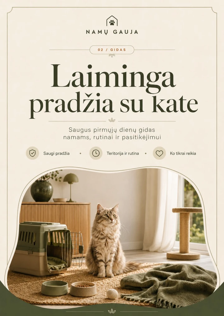 Laiminga pradžia su kate PDF viršelis